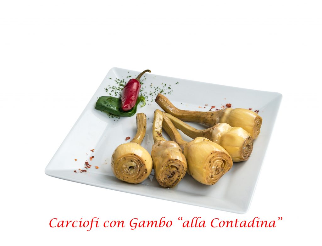 Carciofi con Gambo alla Contadina