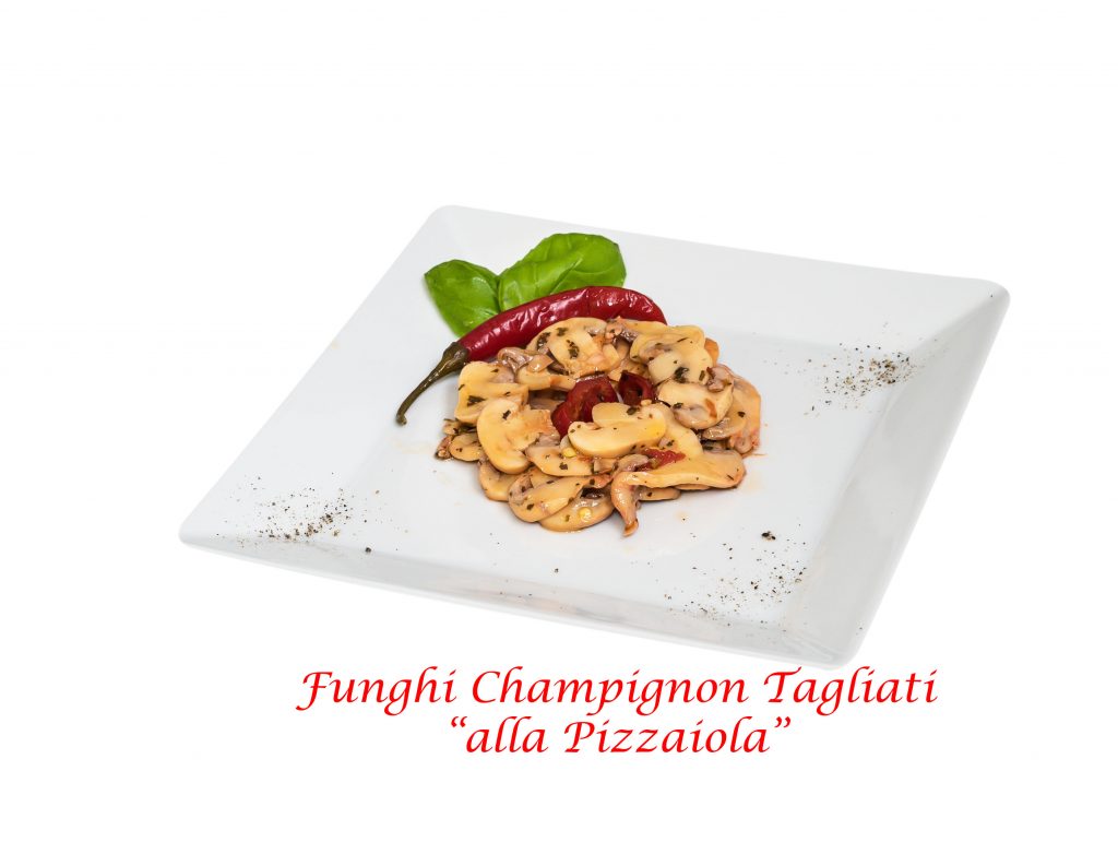 funghi champignon tagliati pizzaiola