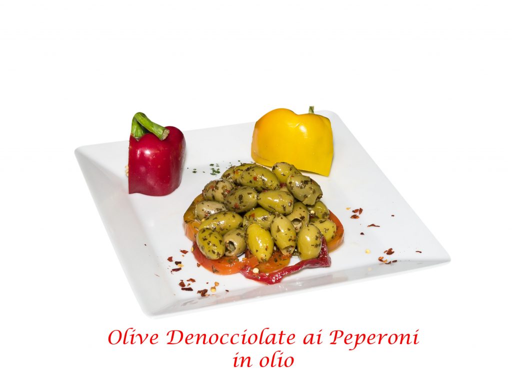 olive denocciolate ai peperoni