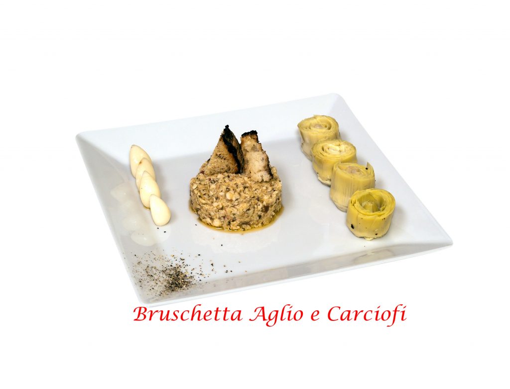 rustichelle carciofi ed aglio